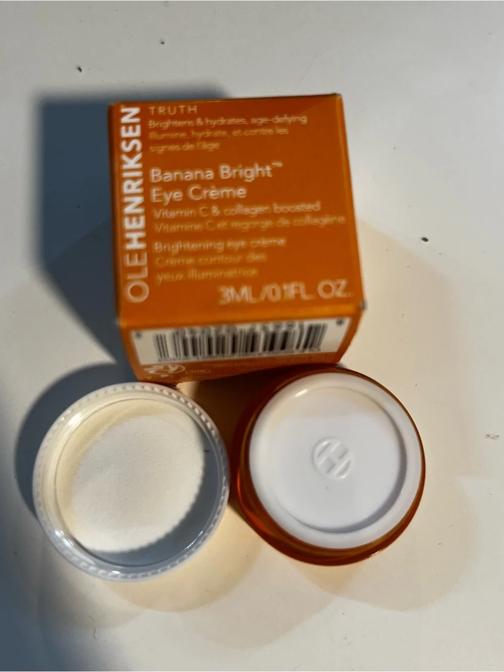 Ole Henriksen Banana Bright Eye Cream 3ml Vitamin C Collagen New